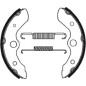 TECNIUM ATV Organische Bremsbacken für HONDA FL 400 ODYSSEY PILOT, TRX 250 FOURTRAX 2WD, TRX 250 R FOURTRAX 2WD 1986-1990