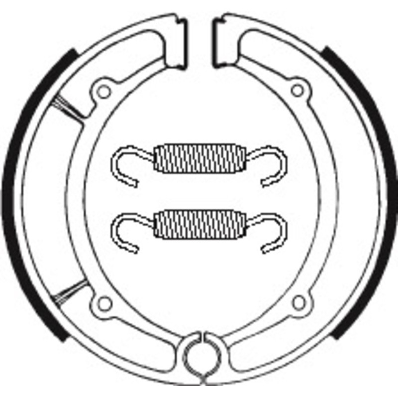 Mâchoires de frein TECNIUM Scooter/Street/Quad organique pour YAMAHA YFM 600 GRIZZLY 4WD de 1998 à 2001 Mâchoires de frein TECNIUM Scooter/Street/Quad organique pour YAMAHA YFM 600 GRIZZLY 4WD de 1998 à 2001