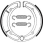 TECNIUM Scooter/Street/ATV Organic Brake shoes for YAMAHA YFM 600 GRIZZLY 4WD 1998-2001