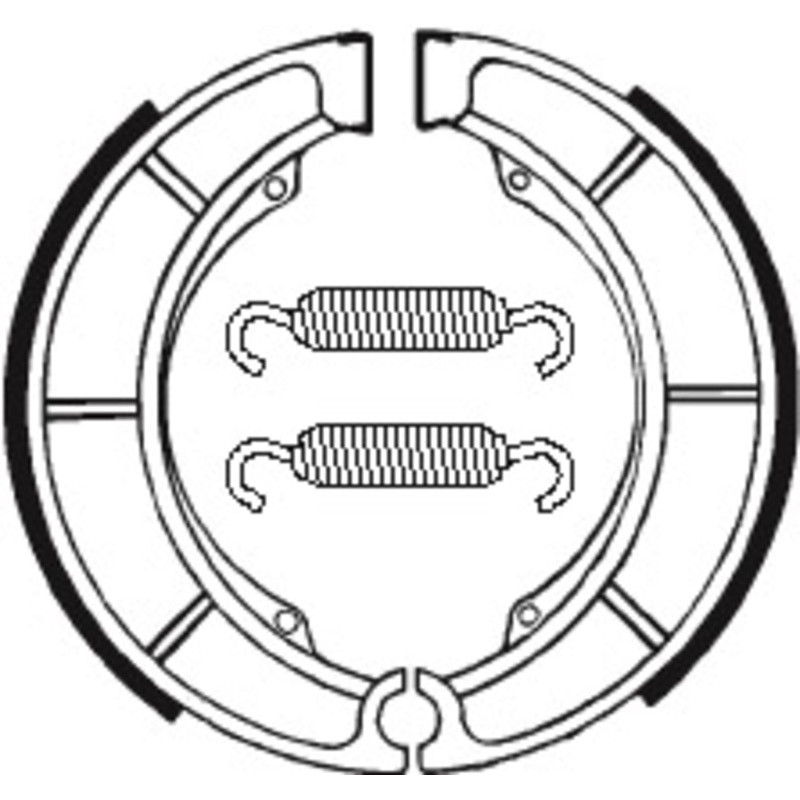 Zapatas de freno TECNIUM para SUZUKI LT 250 QUADRACER 2WD, LT-F 250 QUADRUNNER 4WD de 1985 a 1998 Zapatas de freno TECNIUM para SUZUKI LT 250 QUADRACER 2WD, LT-F 250 QUADRUNNER 4WD de 1985 a 1998