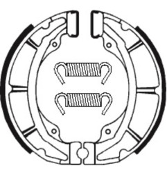 Zapatas de freno TECNIUM para SUZUKI RM 100, RM 125, TS 125 X, TS 80 X de 1979 a 1988