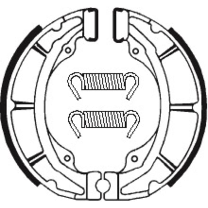 Zapatas de freno TECNIUM para SUZUKI RM 100, RM 125, TS 125 X, TS 80 X de 1979 a 1988
