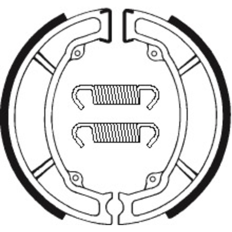 Mâchoires de frein TECNIUM Off-Road/Quad organique pour SUZUKI LTZ 90, PE 175, RM 250 de 1978 à 2025 Mâchoires de frein TECNIUM Off-Road/Quad organique pour SUZUKI LTZ 90, PE 175, RM 250 de 1978 à 2025