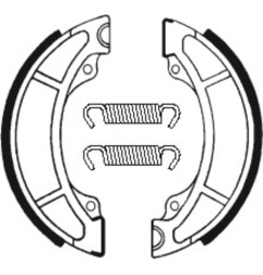 TECNIUM brake shoes for SUZUKI RM 250, RM 500 1983-1985