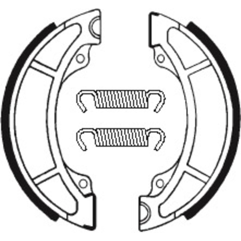 TECNIUM Off-Road Organische Bremsbacken für SUZUKI RM 250, RM 500 1983-1985