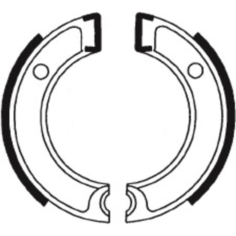 TECNIUM Scooter/Off-Road Organic Brake shoes for YAMAHA PW 50 1990-2027
