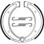 TECNIUM Street/Off-Road Organische Bremsbacken für HUSQVARNA CR 125, CR 250, CR 500, WR 390, XC 500 1980-1989