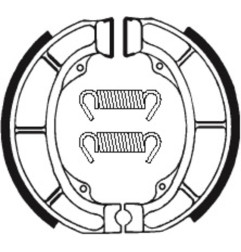 TECNIUM Bremsbacken für SUZUKI LT-F 160 QUADRUNNER 2WD 1990-2007