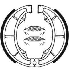 Mâchoires de frein TECNIUM Street/Off-Road/Quad organique pour KAWASAKI KDX 175, KDX 250, KLR 600, KX 125, KX 250 de 1974 à 1994