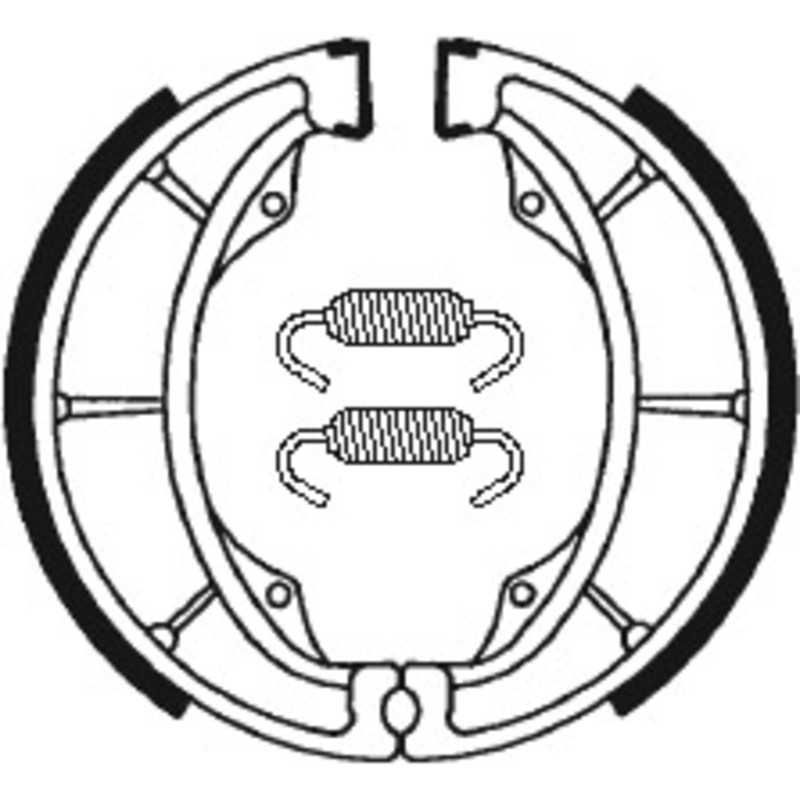 Zapatas de freno TECNIUM para KAWASAKI KDX 175, KDX 250, KLR 600, KX 125, KX 250 de 1974 a 1994