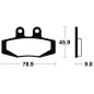 Pastillas de freno TECNIUM Orgánicas para KTM EXC 600, GS 125, GS 250, GS 350, MX 125 de 1988