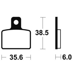 TECNIUM brake pads for GAS GAS TXT 125, TXT 300, SCORPA SY 250, TY-S 125 F, SHERCO ST 125, ST 250 and HUSQVARNA CR 125 2000-2023