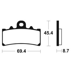 Pastillas de freno TECNIUM para HUSQVARNA SVARTPILEN 401, VITPILEN 401 y KTM ADVENTURE 390, ADVENTURE 390 SW de 2018 a 2026