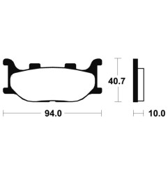 Pastillas de freno TECNIUM para ITALJET JUPITER 250, BETA RR 480 4T X-PRO y GAS GAS ECF 450 de 2001 a 2026