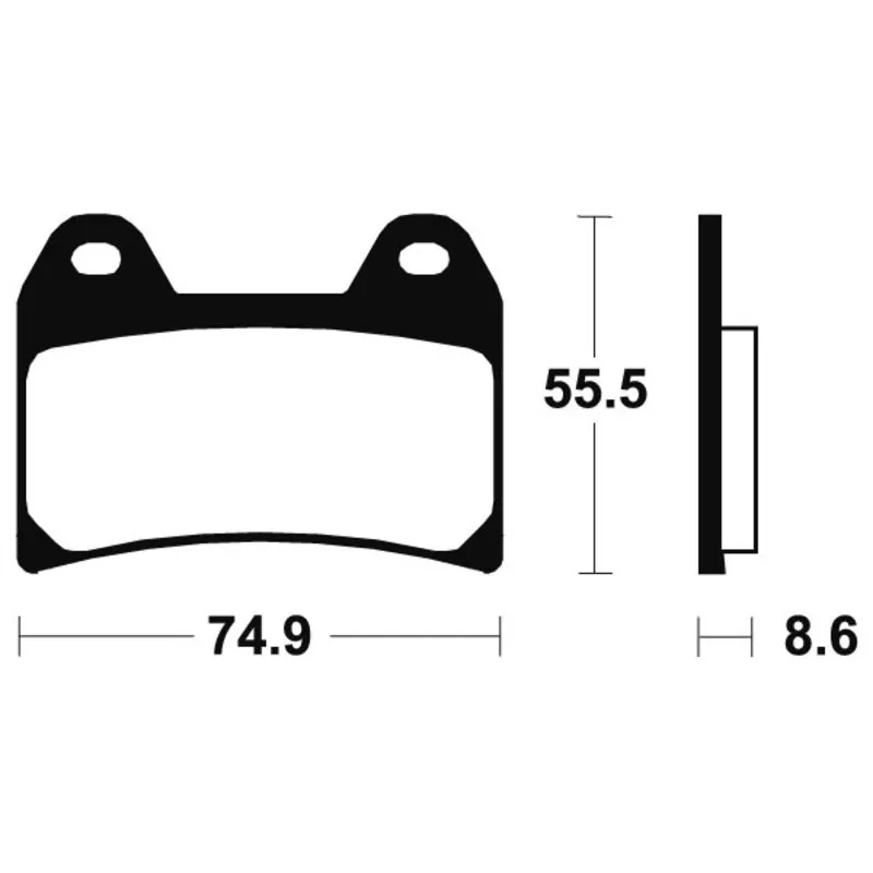 TECNIUM Street Performance Sintered Metal Brake pads for HUSQVARNA, KTM, CF MOTO and APRILIA 1998-2026