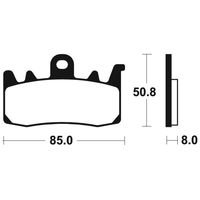 Plaquettes de frein TECNIUM Performance métal fritté pour APRILIA, GAS GAS, HUSQVARNA et KTM de 2013 à 2026 Plaquettes de frein TECNIUM Performance métal fritté pour APRILIA, GAS GAS, HUSQVARNA et KTM de 2013 à 2026