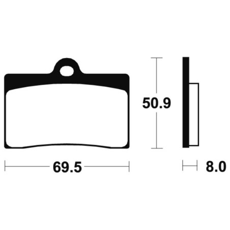 Plaquettes de frein TECNIUM Performance métal fritté pour GAS GAS, TM RACING, HUSQVARNA et BETA de 2001 à 2014