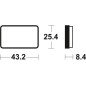 Pastillas de freno TECNIUM Sinterizadas para ARCTIC CAT 400 2WD MANUAL TRANS., 400 2WD MANUAL TRANS. FIS, 400 4WD MANUAL TRANS.