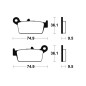 TECNIUM Racing MX/ATV Sintered Metal Brake pads for SUZUKI DR-Z 400 SM 2005-2017 TECNIUM Racing MX/ATV Sintered Metal Brake pads for SUZUKI DR-Z 400 SM 2005-2017