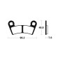 Plaquettes de frein TECNIUM Racing MX/Quad métal fritté pour POLARIS OUTLAW 525, OUTLAW 525 IRS, SPORTSMAN 570 de 2006 à 2020