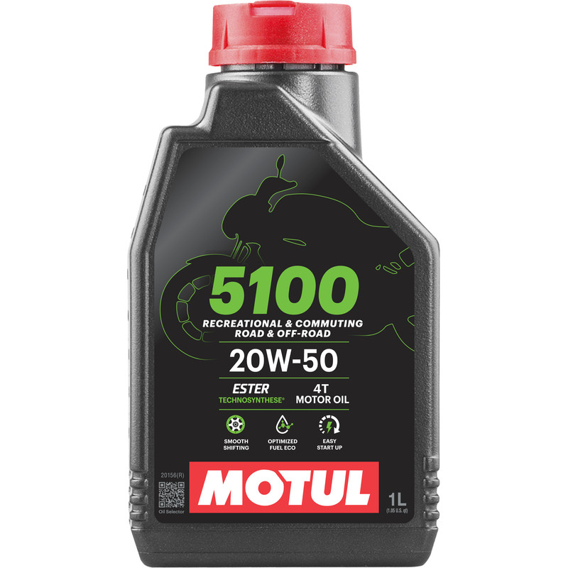 Huile moteur MOTUL 5100 4T - 20W50 - 1L