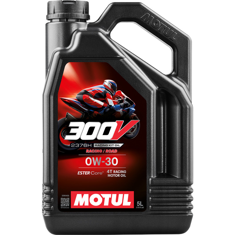 Kit de aceite de motor MOTUL 300V Factory Line Racing - 2376H 0W30 4T