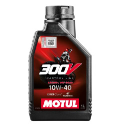 Huile moteur MOTUL 300V Factory Line Off-Road Racing 4T - 10W40 - 1L