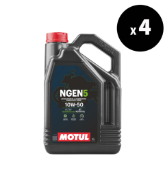 Huile moteur MOTUL NGEN 5 4T - 10W50 - 4L (x4)