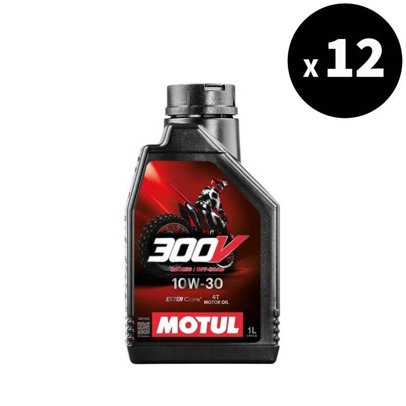 Huile moteur MOTUL 300V Factory Line Off Road Racing 4T - 10W30 - 1L (x12) Huile moteur MOTUL 300V Factory Line Off Road Racing 4T - 10W30 - 1L (x12)