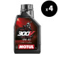 MOTUL 300V Factory Line Off-Road Racing Motorenöl – 10W40 JASO MA2 – 4 l x 4