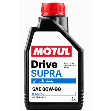 Huile de boîte de vitesses MOTUL Drive Supra - 80W90 - 1L