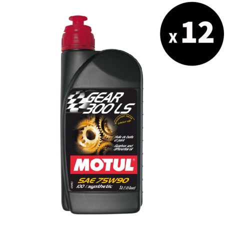 Huile de boîte de vitesse MOTUL 300 LS - 75W90 - 1L (x12)