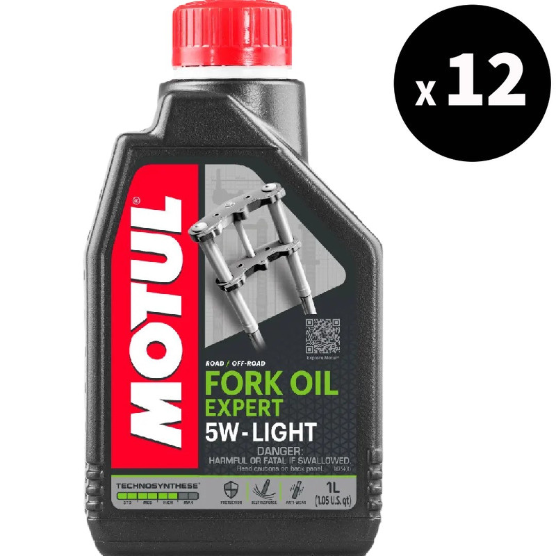 MOTUL Expert Gabelöl 5W - 1 l, 12 Stück MOTUL Expert Gabelöl 5W - 1 l, 12 Stück