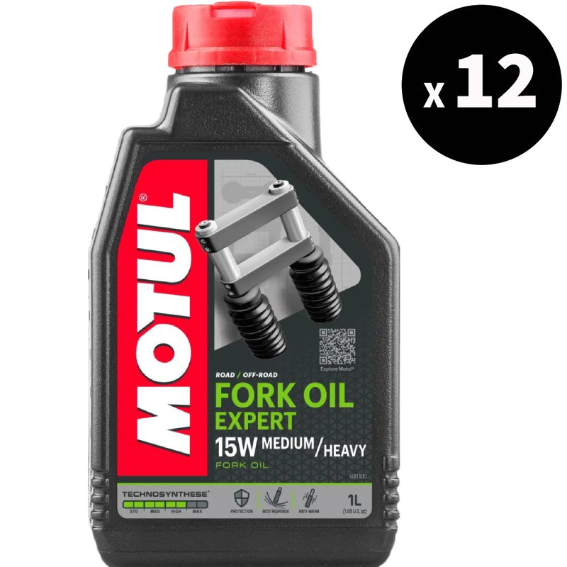 Huile de fourche MOTUL Expert - 15W - 1L (x12)
