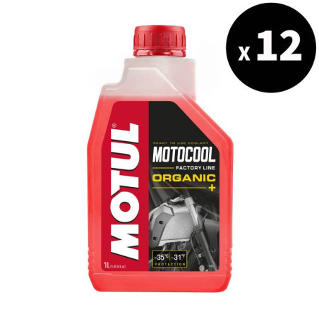 Liquide de refroidissement MOTUL Motocool Factory Line -35°C - 1L (x12)