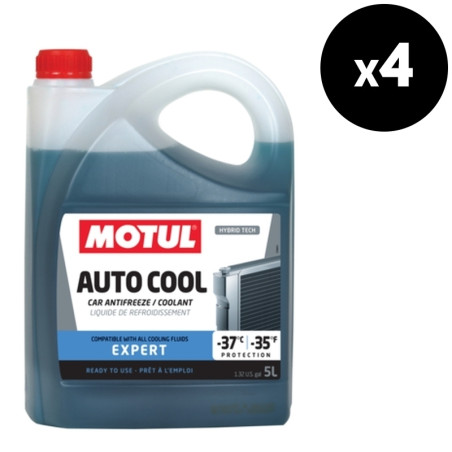 Líquido refrigerante anticongelante MOTUL Auto Cool Expert -37°C - 5L (x4)