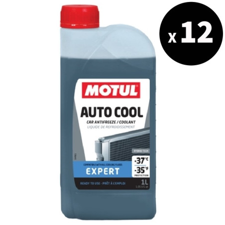 Líquido refrigerante anticongelante MOTUL Auto Cool Expert -37°C - 1L (x12)