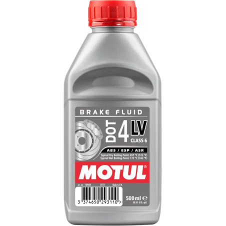 Liquide de frein MOTUL DOT 4 LV - 500ml