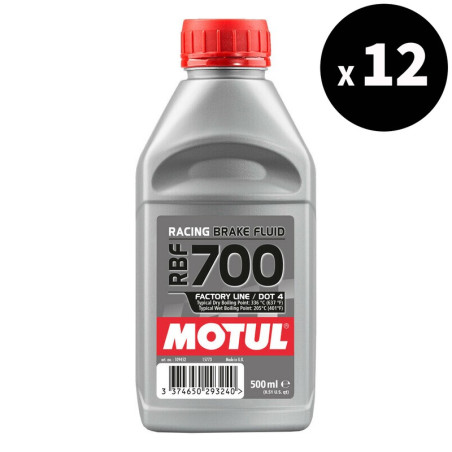 MOTUL RBF 700 Racing Brake Fluid Dot 4 500ml (x12)