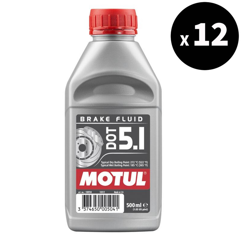 MOTUL DOT 5.1 Brake Fluid - 500ml (x12) MOTUL DOT 5.1 Brake Fluid - 500ml (x12)