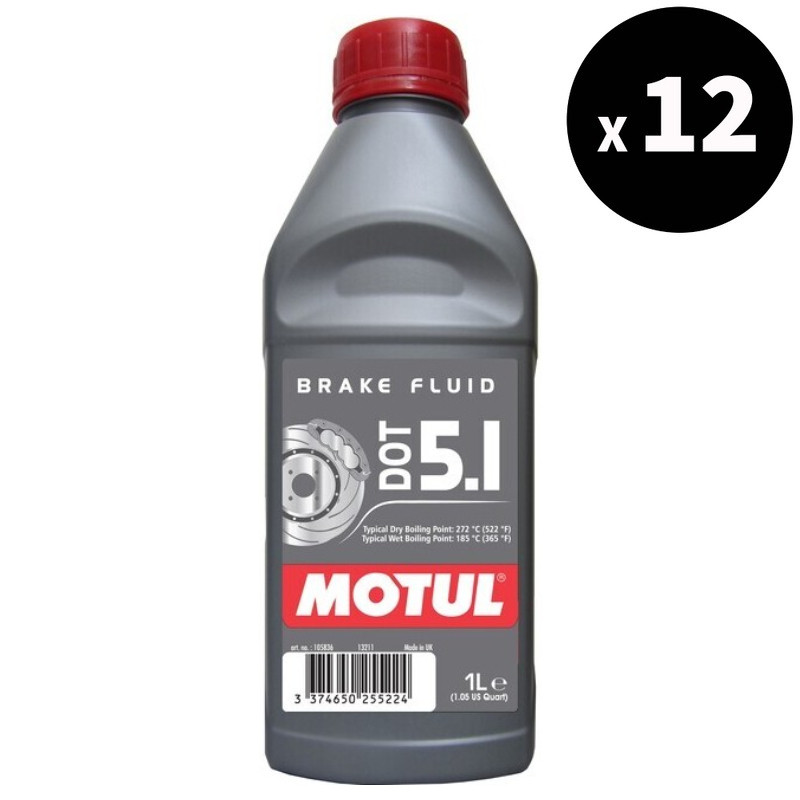 Liquide de frein MOTUL DOT 5.1 - 1L (x12)