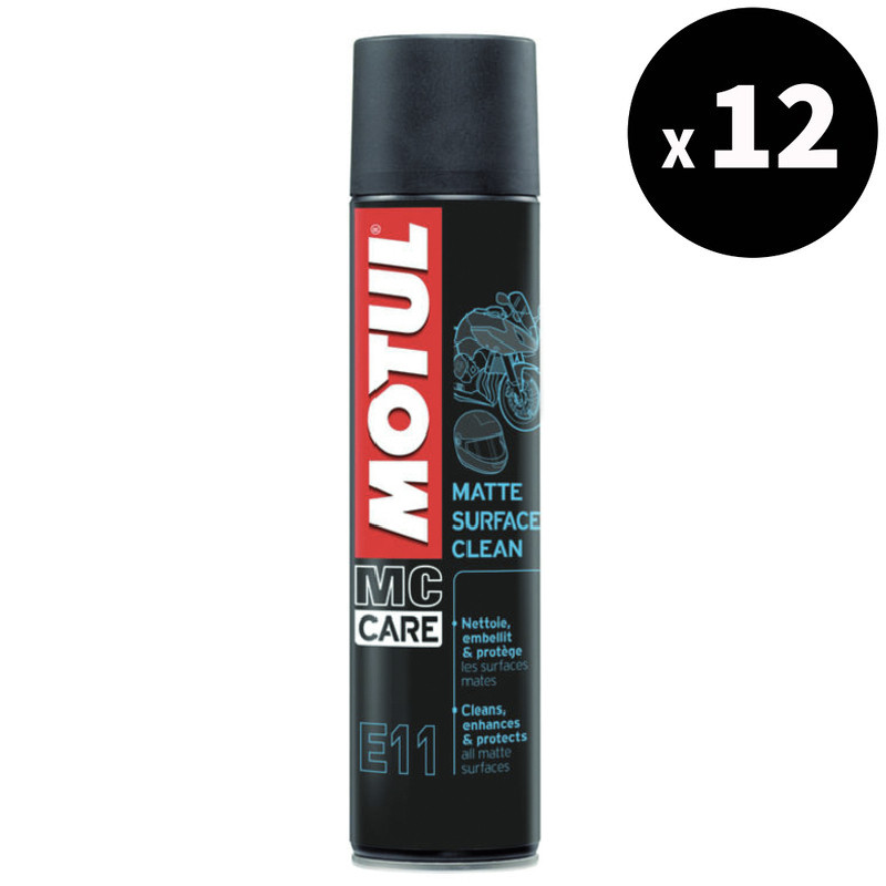 Nettoyant MOTUL E11 Matte Surface Clean - spray 400ml (x12)