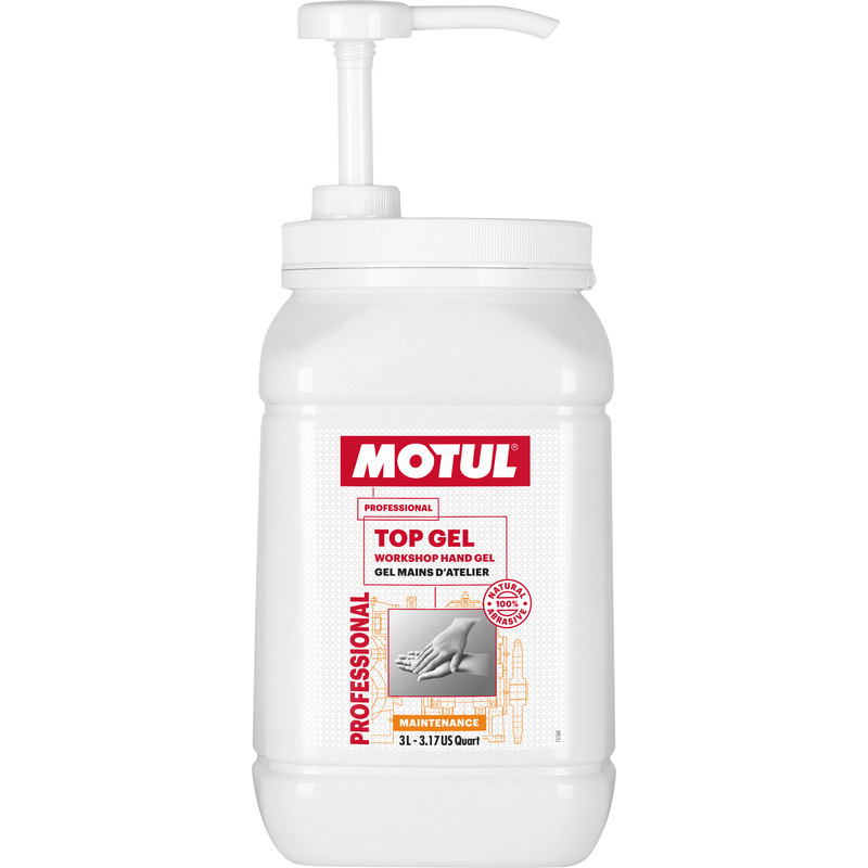 MOTUL Top Gel Workshop Range Hand Cleaner Pump - 3L MOTUL Top Gel Workshop Range Hand Cleaner Pump - 3L