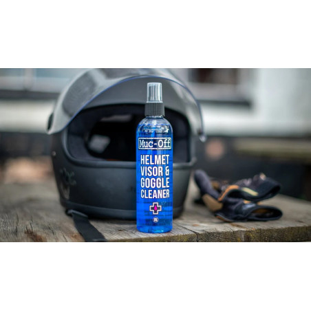 Limpiador antibacteriano de lentes y cascos MUC-OFF Helmet & Visor Cleaner - Spray 30ml (x18)