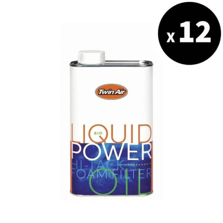 Aceite para filtro de aire TWIN AIR Bio Liquid Power - Bidón 1L x12