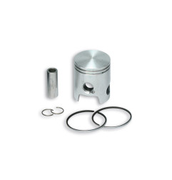 MALOSSI piston, Ø 40 mm, for two-stroke engines – including piston pin and piston rings – Piston pin Ø 12 mm / for installation 