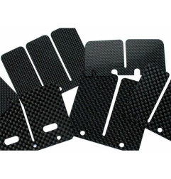 Láminas de carbono TECNIUM Blaster 200 para YAMAHA YFS 200 BLASTER 2WD de 1990 a 2007