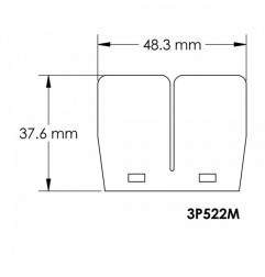 Lamelles de rechange pour boite A clapets V-FORCE3 pour YAMAHA YFS 200 BLASTER 2WD, YFZ 350 BANSHEE 2WD de 1988 à 2007