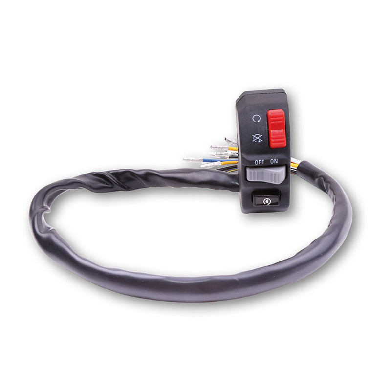 Botonera HIGHSIDER smart derecha - ATV / Moto para KYMCO MXU 150, YAMAHA YFM 350 GRIZZLY 2WD y HONDA TRX 90 SPORTRAX 2WD Botonera HIGHSIDER smart derecha - ATV / Moto para KYMCO MXU 150, YAMAHA YFM 350 GRIZZLY 2WD y HONDA TRX 90 SPORTRAX 2WD