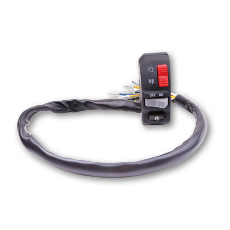 Botonera HIGHSIDER smart derecha - ATV / Moto para KYMCO MXU 150, YAMAHA YFM 350 GRIZZLY 2WD y HONDA TRX 90 SPORTRAX 2WD